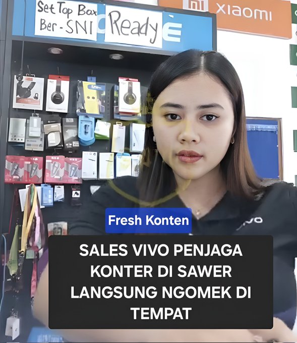 YANG LAGI VIRAL KARYAWAN KONTER HP LAGI VCS